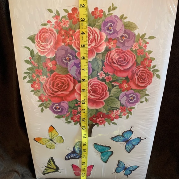 Floral Topiary 20 piece Garage door magnets NIB Never opened - Picture 6 of 7